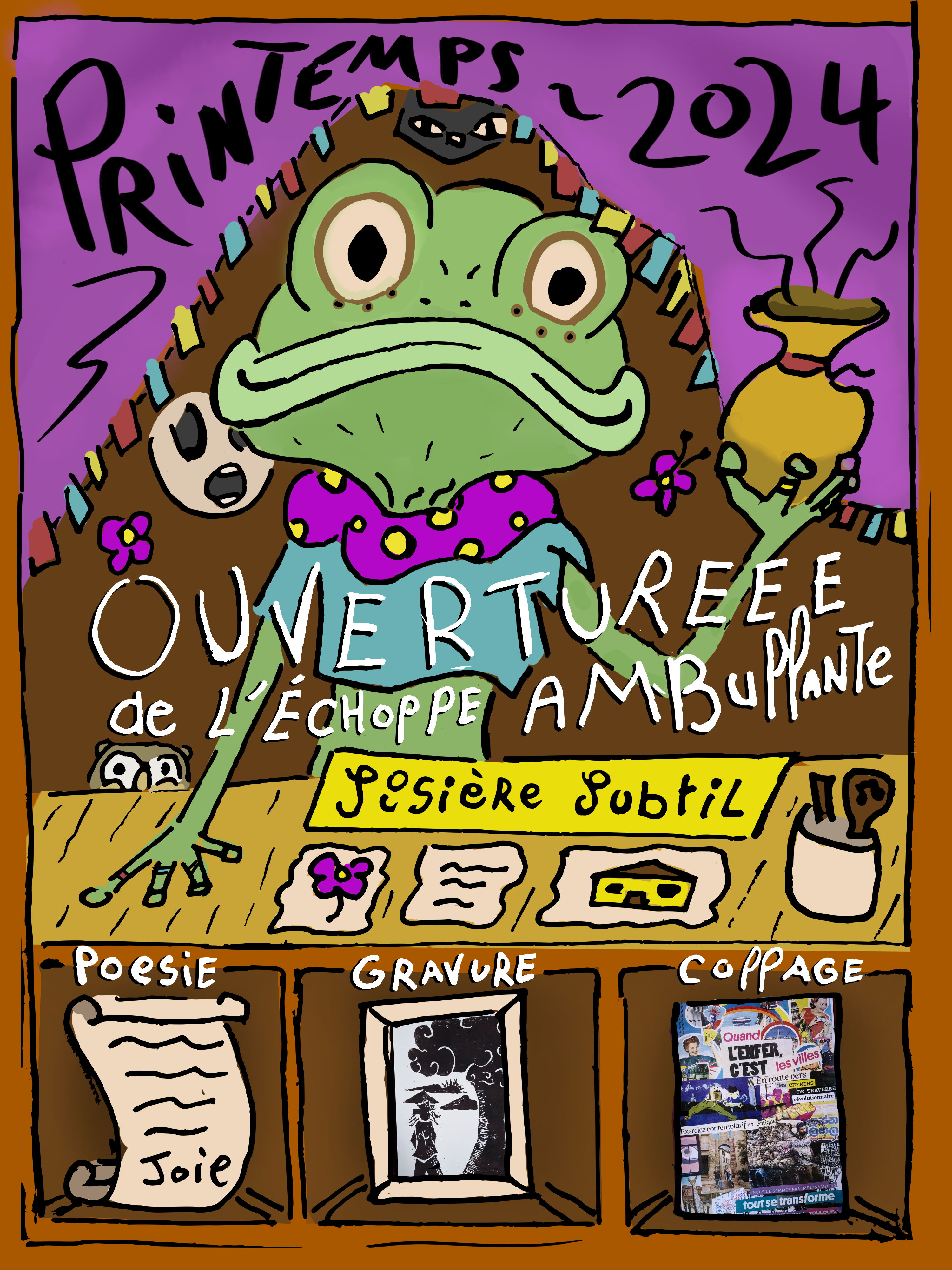 Affiche Gribouille V3